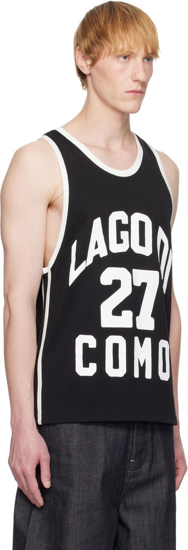 Tielko Rhude Rhude Como 1907 Edition Jersey Tank Top Čierna | RHSS25TA01230, 1
