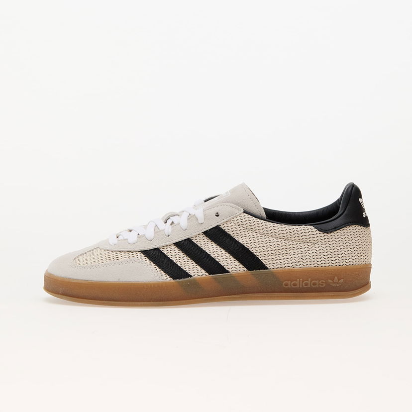 Tenisky a topánky adidas Originals Gazelle Indoor Aluminium/ Core Black/ Gum Béžová | IH4769