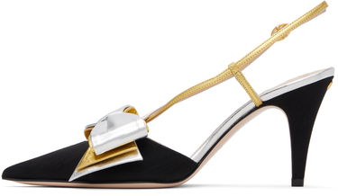 Starostlivosť o obuv Valentino Valentino Garavani Bowow Slingback Heels Čierna | 7W2S0MX4QLJ, 2