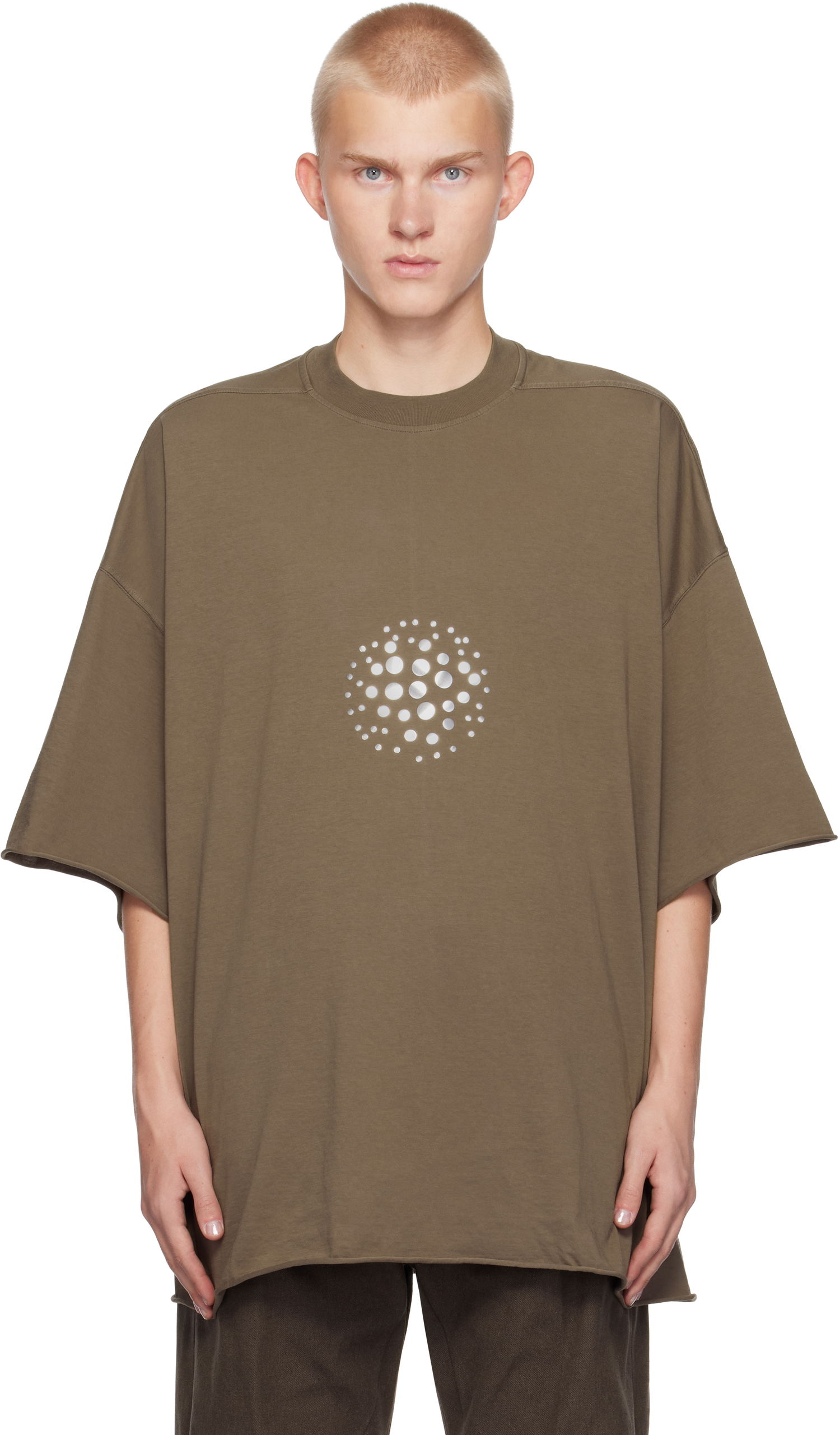 Tričko Rick Owens Porterville Tommy T-shirt Šedá | RR02D6283 RNES3, 0