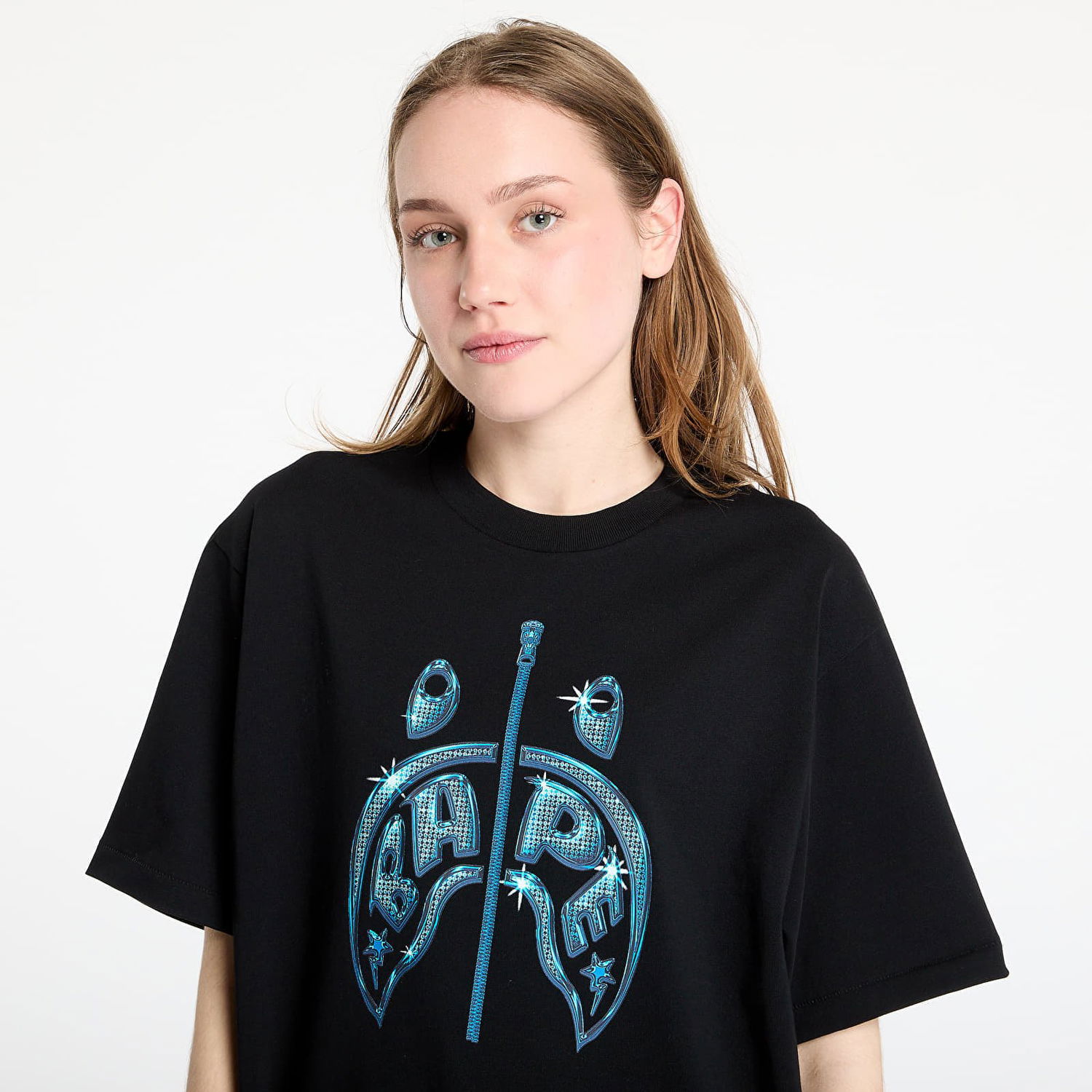 Tričko BAPE A BATHING APE Relaxed Fit T-Shirt Čierna | 001TEL301331MBLK, 1