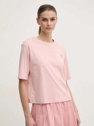 Tričko GUESS Guess Colette Boxy T-Shirt Ružová | V4BI21I3Z14-G644, 0