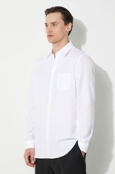 Košeľa Lacoste Lacoste Regular Fit Shirt with Classic Collar Biela | CH8522, 3