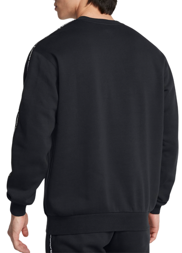 Mikina Under Armour Fleece Crew Taping Sweatshirt Čierna | 1389357-001, 1