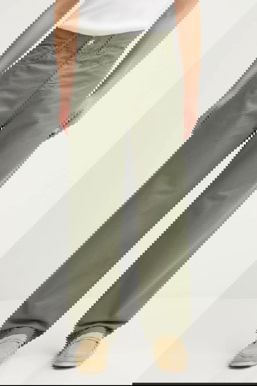 Nohavice Carhartt WIP Cotton Landon Pant Zelené | I034806.1YFGD, 0