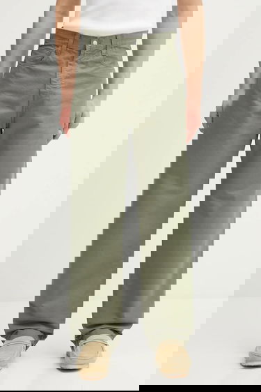 Nohavice Carhartt WIP Cotton Landon Pant Zelené | I034806.1YFGD, 0