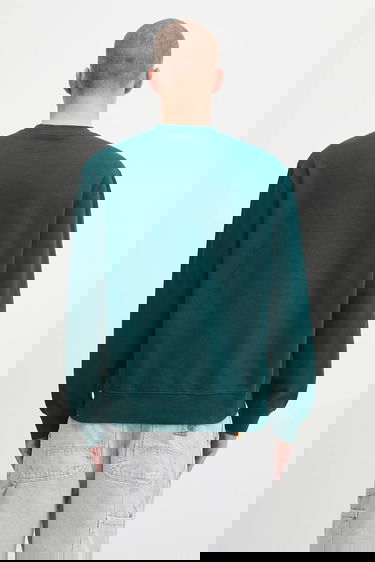 Mikina Carhartt WIP Alumni Crewneck Sweatshirt with Chest Logo Zelené | I035190.05AXX, 2