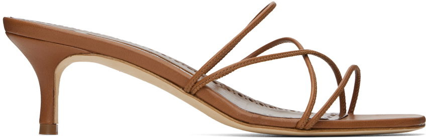 Manolo Blahnik Ninfemu Kitten Heel Mules