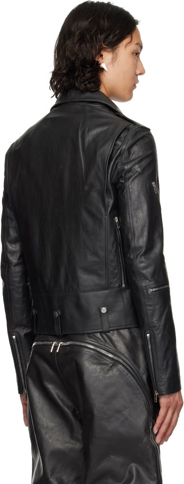 Bunda Rick Owens Rick Owens Hollywood Bauhaus Stooges Leather Jacket Čierna | RU01E5765 LTP, 2