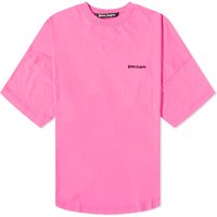Tričko Palm Angels Embroidered Logo Oversized T-Shirt Ružová | PMAA002F23JER0013210, 1