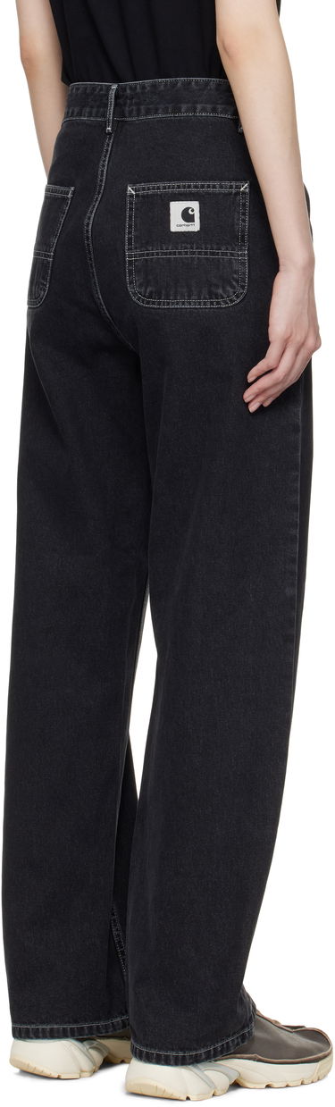 Džínsy Carhartt WIP Carhartt Work In Progress Simple Worker Fit Wide Leg Contrast Stitch Denim Čierna | I031924 8906, 2