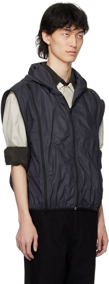 Vetrovka LEMAIRE LEMAIRE Zip Hooded Jacket Čierna | OW1061 LF1243, 3