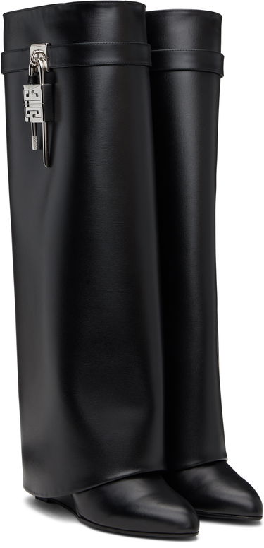 Oblečenie Givenchy Givenchy Shark Lock Tall Boots Čierna | BE702XE1NG001, 3