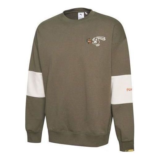 Sveter Puma Randomevent Crew Sweatshirt Zelené | 59666449, 0