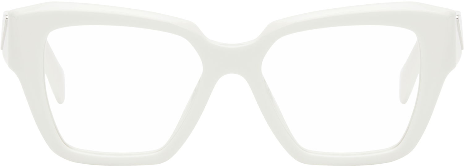 Slnečné okuliare Prada Cat Eye Acetate Glasses Biela | 0PR 09ZV 51 8056597973236, 0