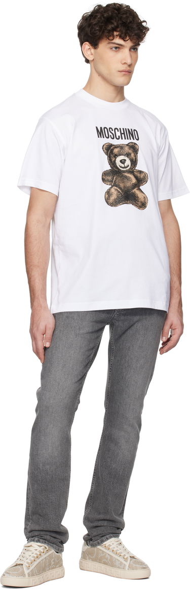 Tričko Moschino Moschino Teddy Bear Graphic T-Shirt Biela | 251ZZV071002411001, 3
