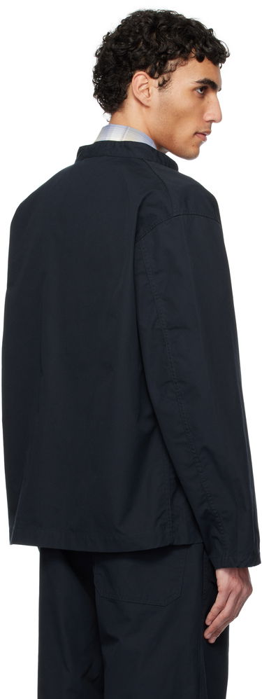 Bunda NANAMICA nanamica Band Collar Shirt Jacket Navy | S25SA106U, 2