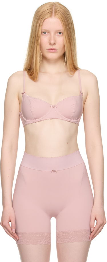 Podprsenka SKIMS SKIMS Retro Shapewear Unlined Demi Bra Ružová | DM-DEM-7921W, 0