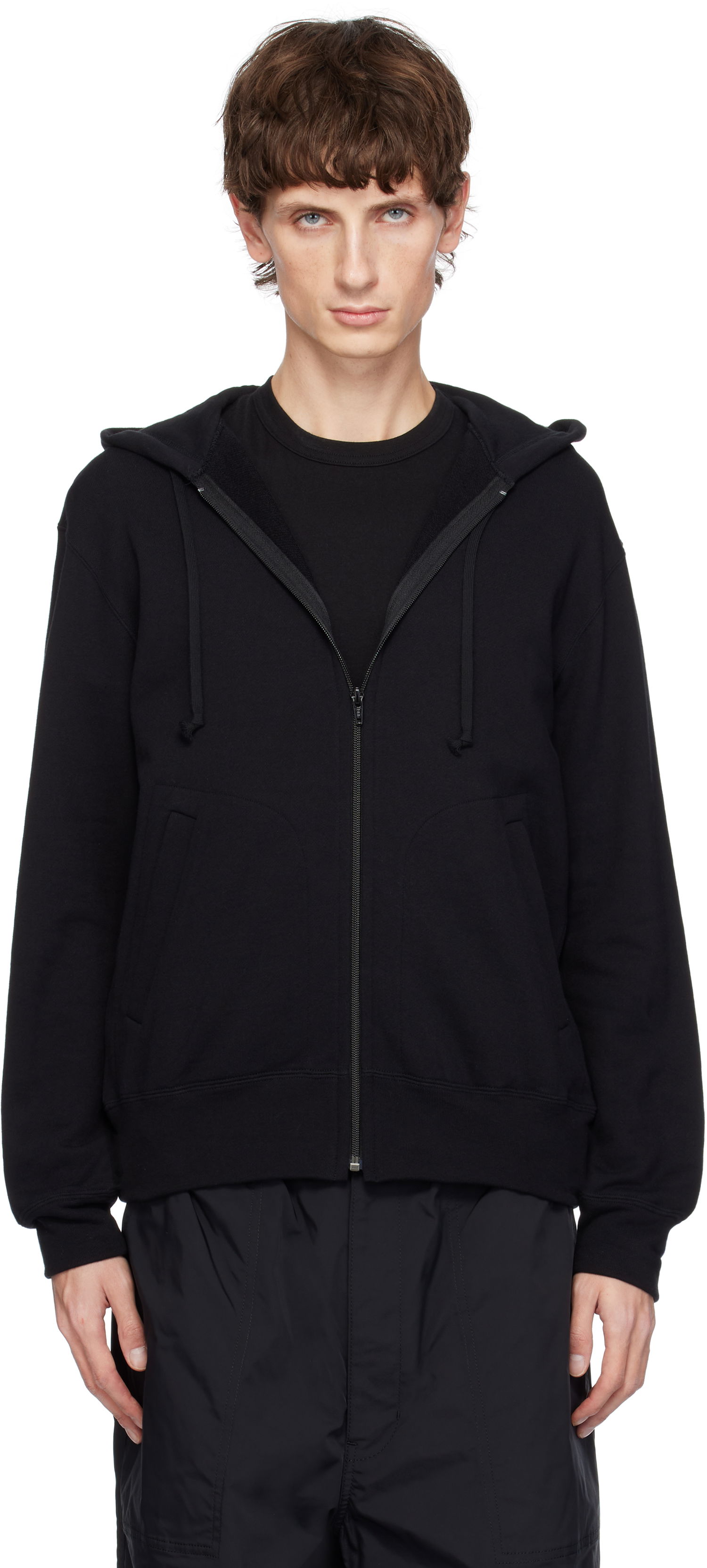 Mikina Comme des Garçons Heart On Back Zip-Up Hoodie Čierna | AX-T343-051, 0