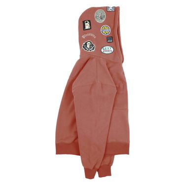 Mikina Pleasures Worms Hoodie Hnedá | P23F022-RUST, 5