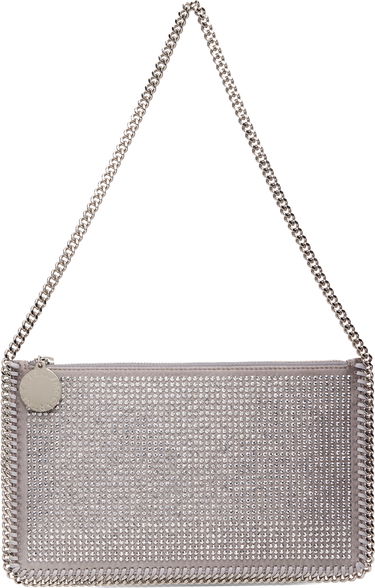 Taška cez rameno Stella McCartney Stella McCartney Falabella Crystal Pochette Shoulder Bag Metalická | 7P0076WP0635, 0
