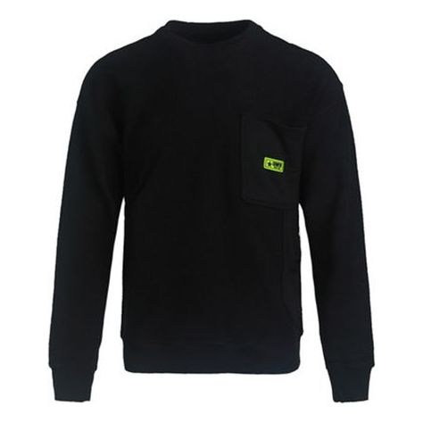 Mikina Converse Converse Slogan Round-Neck Sweater Čierna | 10019956-A01