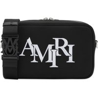 Ľadvinka AMIRI Staggered Logo Camera Bag Čierna | PS24MCC003-BLK, 1