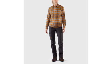 Košeľa FJÄLLRÄVEN Ovik Flannel Shirt Vínová | F89833-410-021, 5