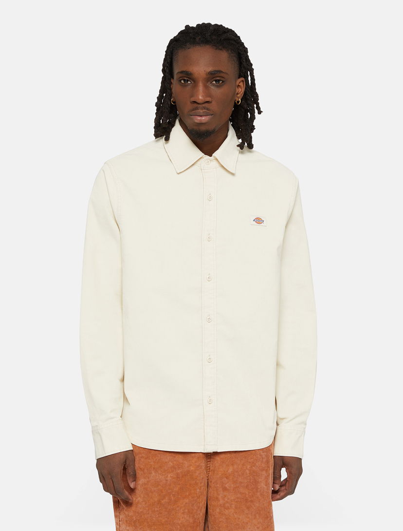 Košeľa Dickies Chase City Shirt Biela | 0A4YRZ