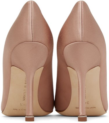 Šperky Manolo Blahnik Manolo Blahnik Hangisi Satin Pumps Ružová | 9XX-0669, 1