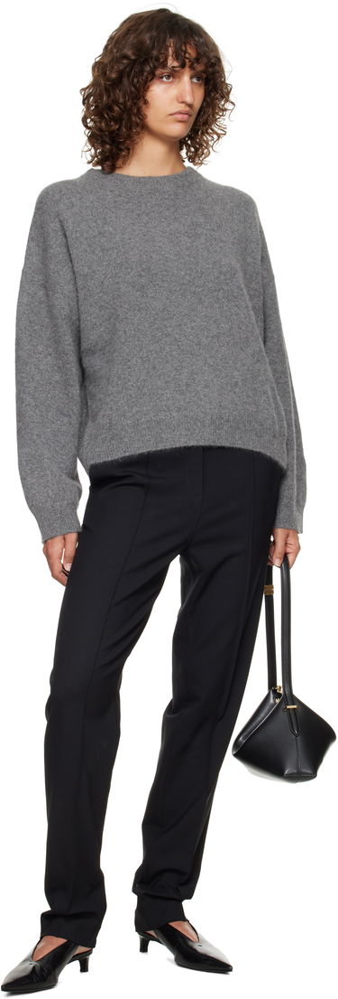 Sveter Loulou de Saison Loulou de Saison Tristan Yak Blend Sweater Šedá | TRISTAN, 3