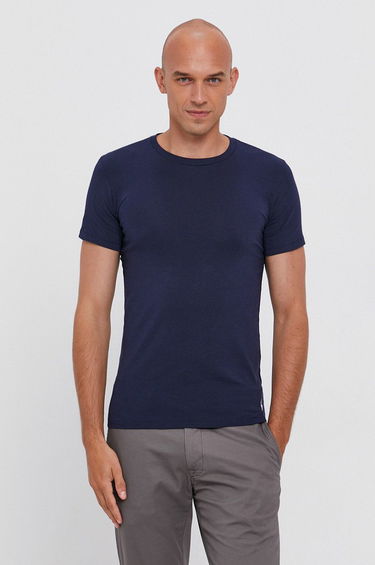 Tričko Polo by Ralph Lauren Crew Base Layer Tee - 2 Pack Navy | 714835960004, 0