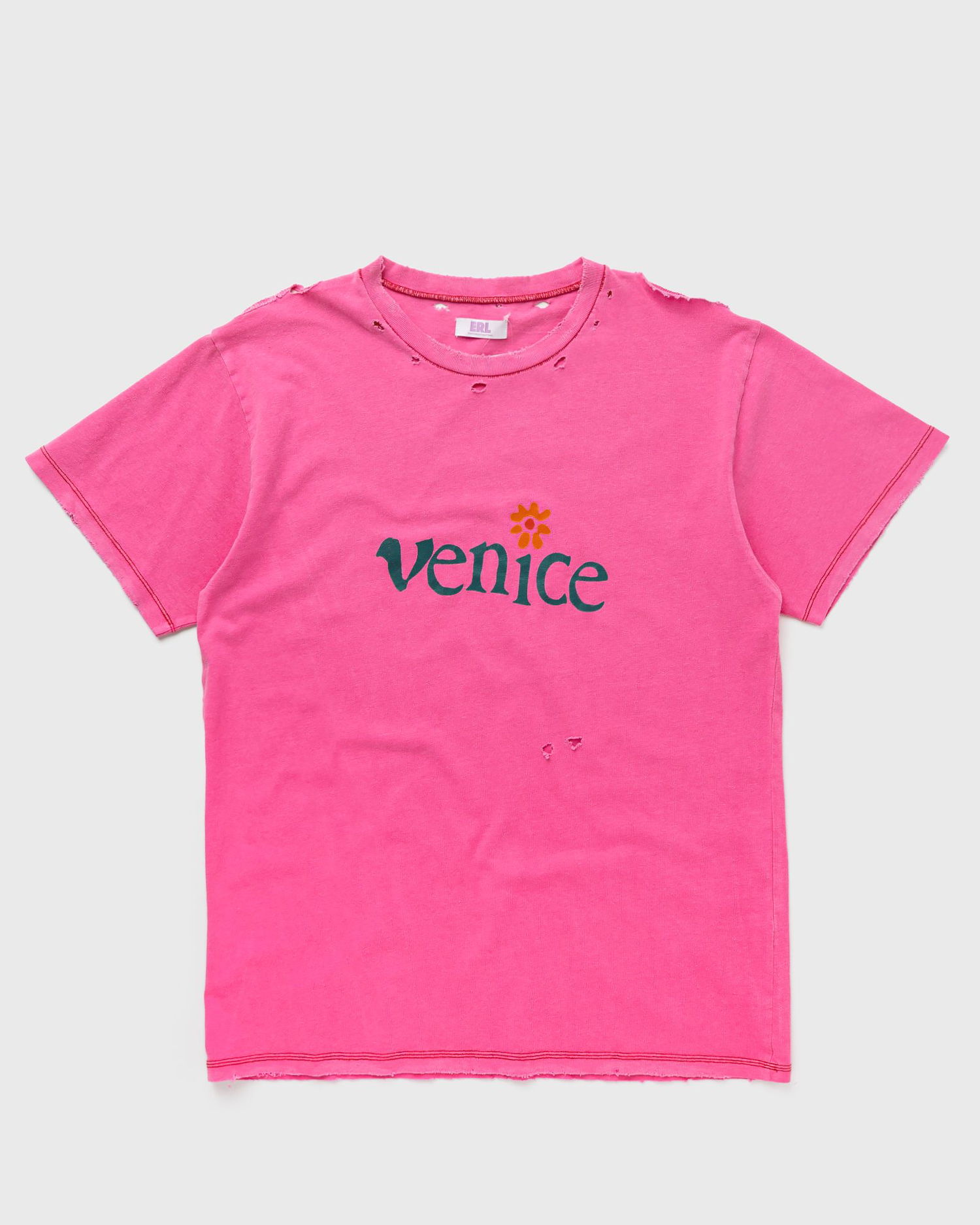 Tričko ERL Venice Knitted T-Shirt Ružová | ERL07T001, 0