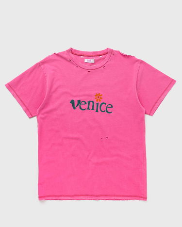 Tričko ERL Venice Knitted T-Shirt Ružová | ERL07T001, 0
