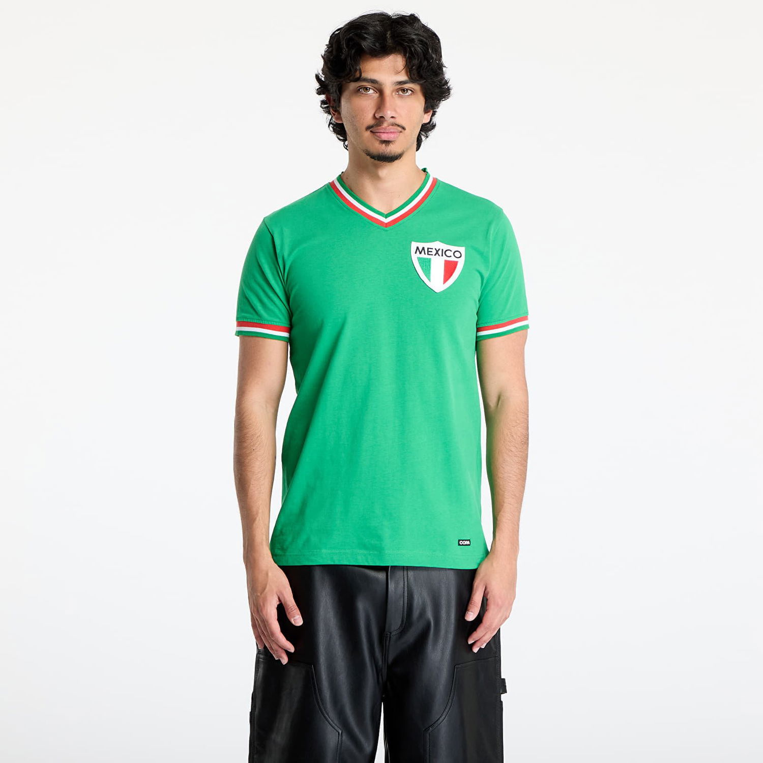 Tričko COPA COPA Mexico Pelé 1980's Retro Football T-Shirt Zelené | 545-008, 0