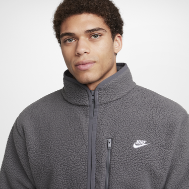 Bunda Nike Sportswear Club Fleece Jacket Šedá | FZ0888-068, 3