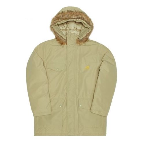 Parka New Balance Faux Fur Trim Parka Béžová | AMJ04349-KH