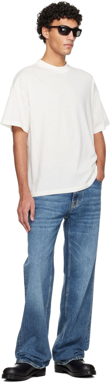 Tričko Fear of God ESSENTIALS Holiday Embroidered Essential T-shirt Biela | 125HO254282F, 3