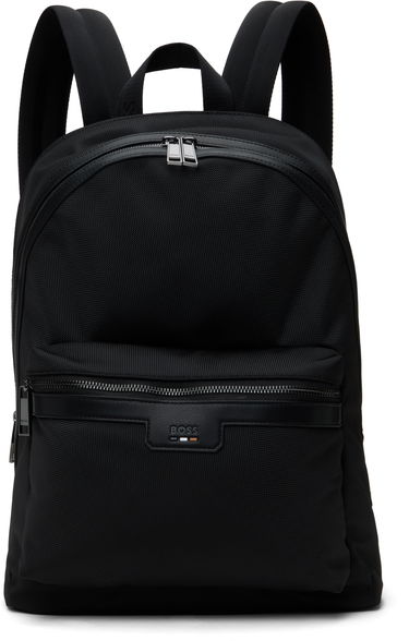 Batoh BOSS BOSS Structured Backpack Čierna | 50536170, 0