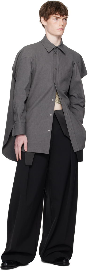Košeľa Jean Paul Gaultier Jean Paul Gaultier Canvas Shirt Šedá | 25/03-U-ST024-W008-04, 3