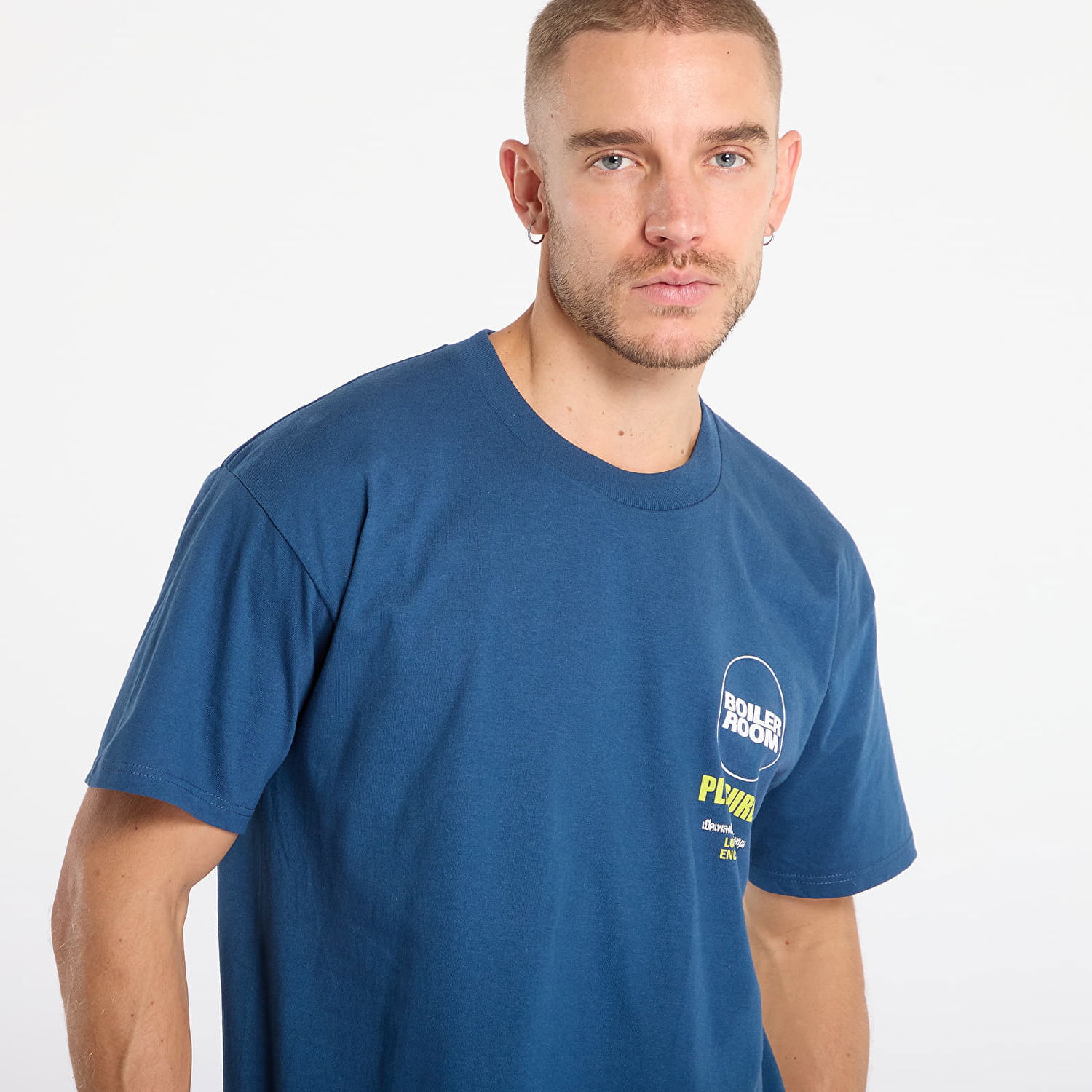 Tričko Pleasures T-shirt PLEASURES Turntable Modrá | P25F010-BLUE, 1