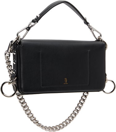 Kabelka R13 Vivian Studded O-Ring Chain Bag Čierna | R13WA061-A001, 2