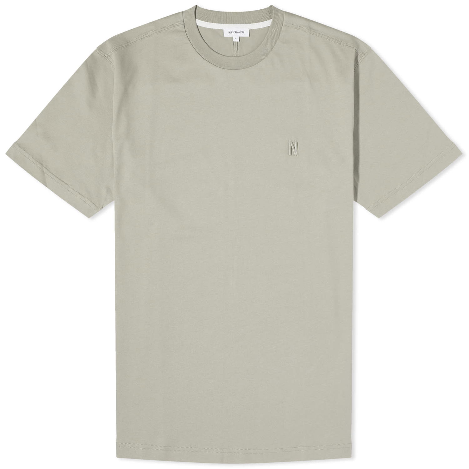 Tričko NORSE PROJECTS Johannes N Logo Šedá | N01-0643-0909, 0