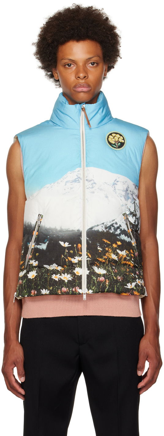 Vesta Jil Sander Jil Sander Graphic Down Vest Modrá | J47AF0105_J70107, 0