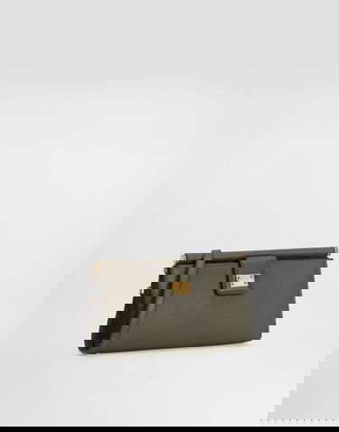 Taška cez rameno Dolce & Gabbana Plongé Calfskin Mini Phone Bag Zelené | BI3367A9S2580560, 2