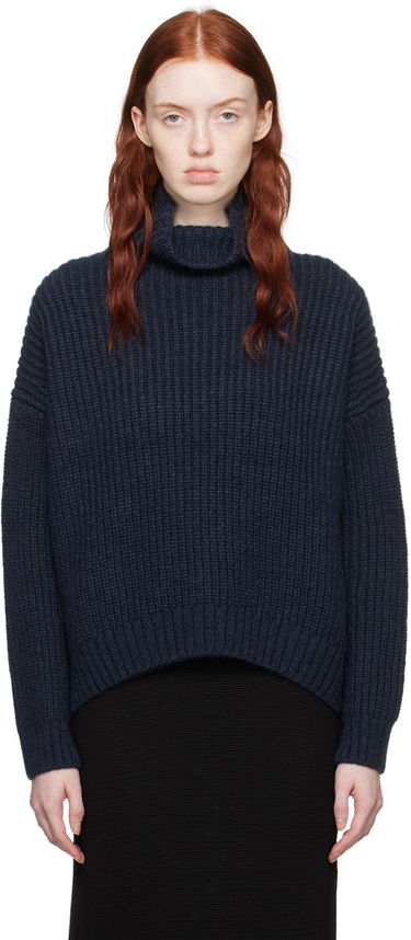 Sveter Anine Bing ANINE BING Sydney Turtleneck Sweater Navy | A-09-0102-420, 0
