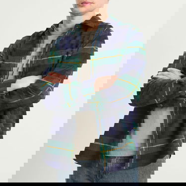 Košeľa Portuguese Flannel Cabin Flannel Check Shirt Rôznofarebný | AW25018-NVG, 5