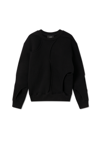 Linear Cut-out Sweatshirt