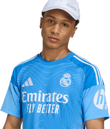 Dres adidas Performance Real Madrid 25/26 Home Goalkeeper Jersey Modrá | JP4178, 2
