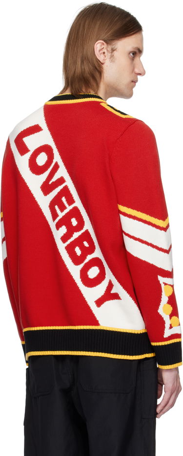 Sveter Charles Jeffrey Loverboy Charles Jeffrey LOVERBOY Logo Knit Sweater Červená | 54090801, 2